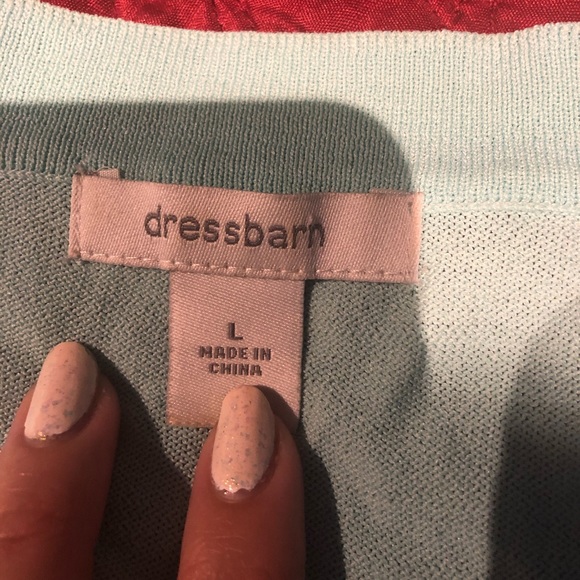 Turquoise cardigan - Picture 3 of 5